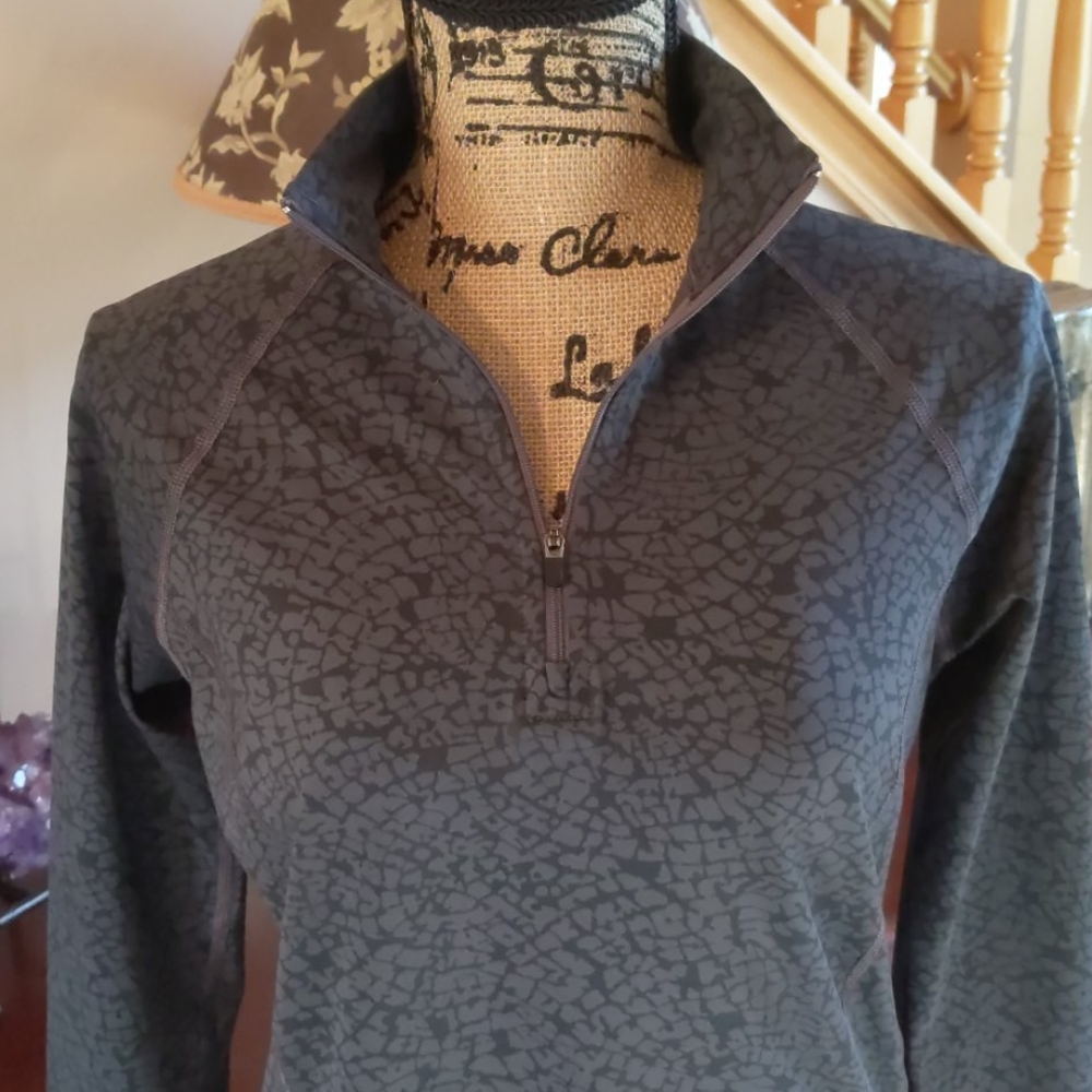 Reebok 1/4 Zip Athletic Long Sleeve